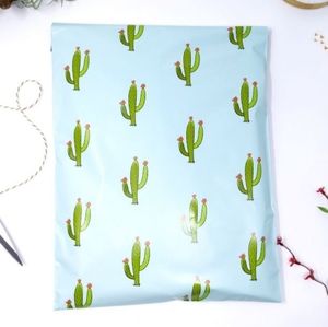 50 10x13 cactus designer poly mailer